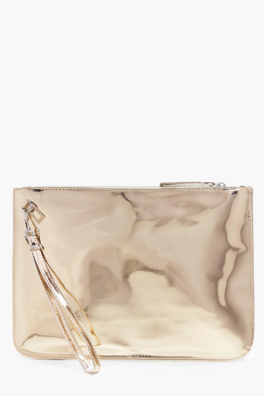 Boohoo rose cheap gold bag